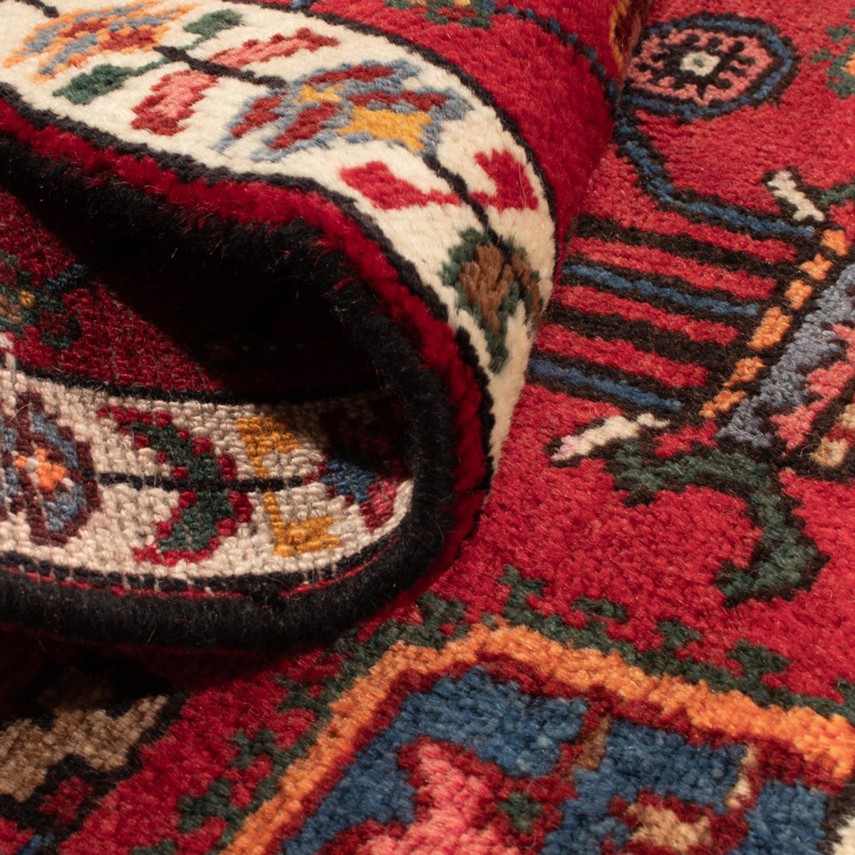 Tapis persan - Nomadic - 91 x 51 cm - rouge