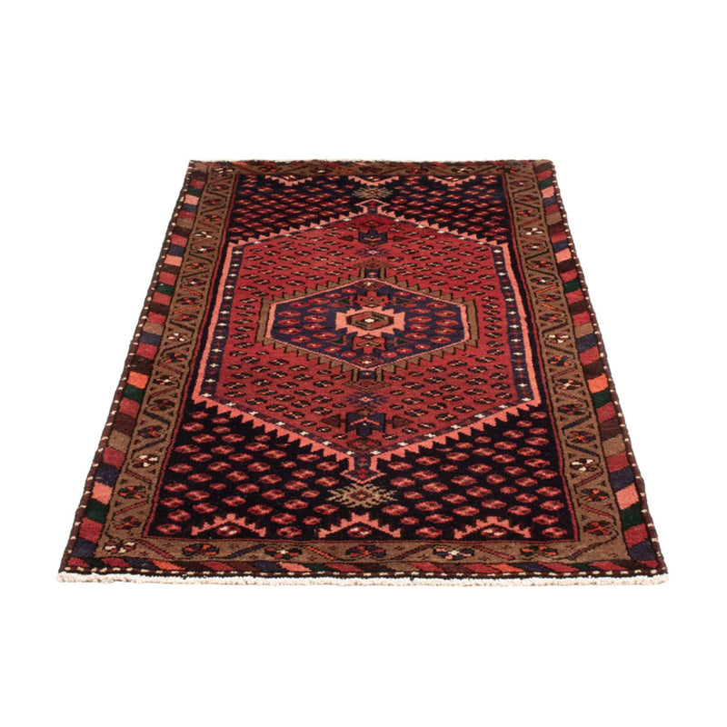 Tapis persan - Nomadic - 153 x 74 cm - rouge foncé