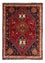Tapis persan - Nomadic - 156 x 110 cm - rouge foncé