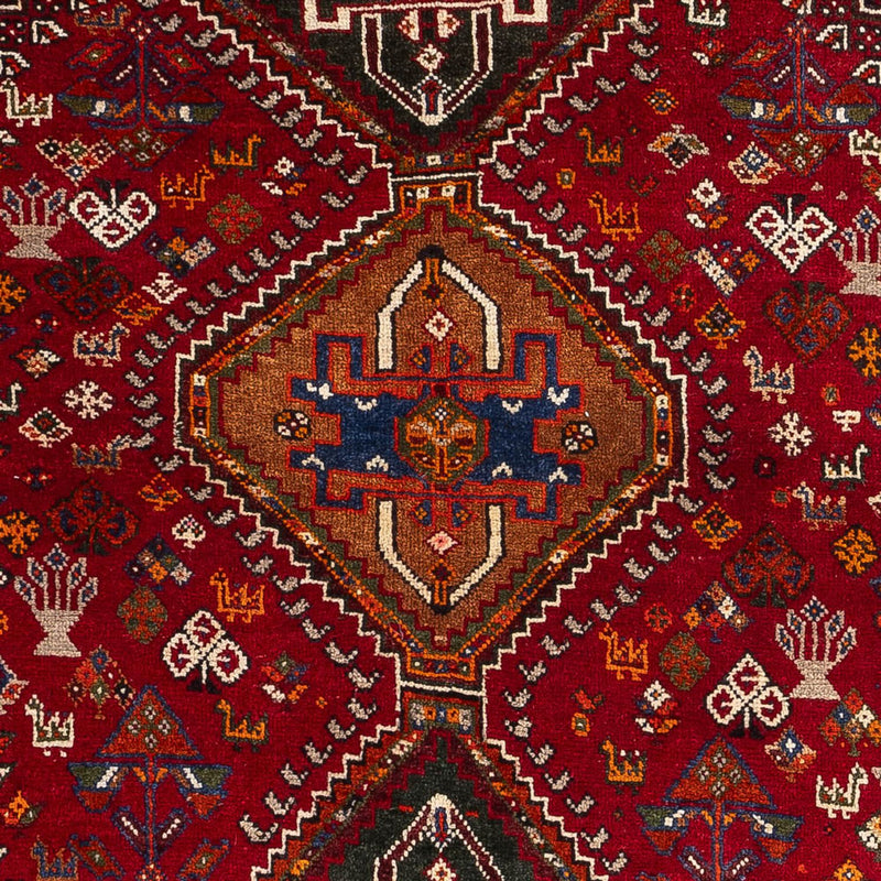 Tapis persan - Nomadic - 156 x 110 cm - rouge foncé