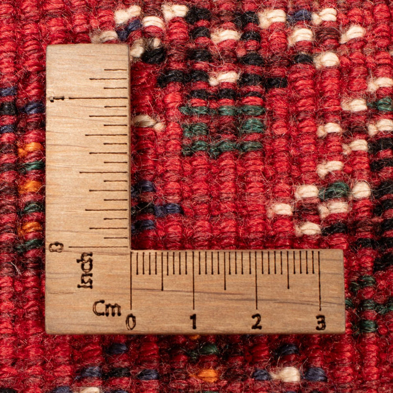 Tapis persan - Nomadic - 142 x 79 cm - rouge foncé