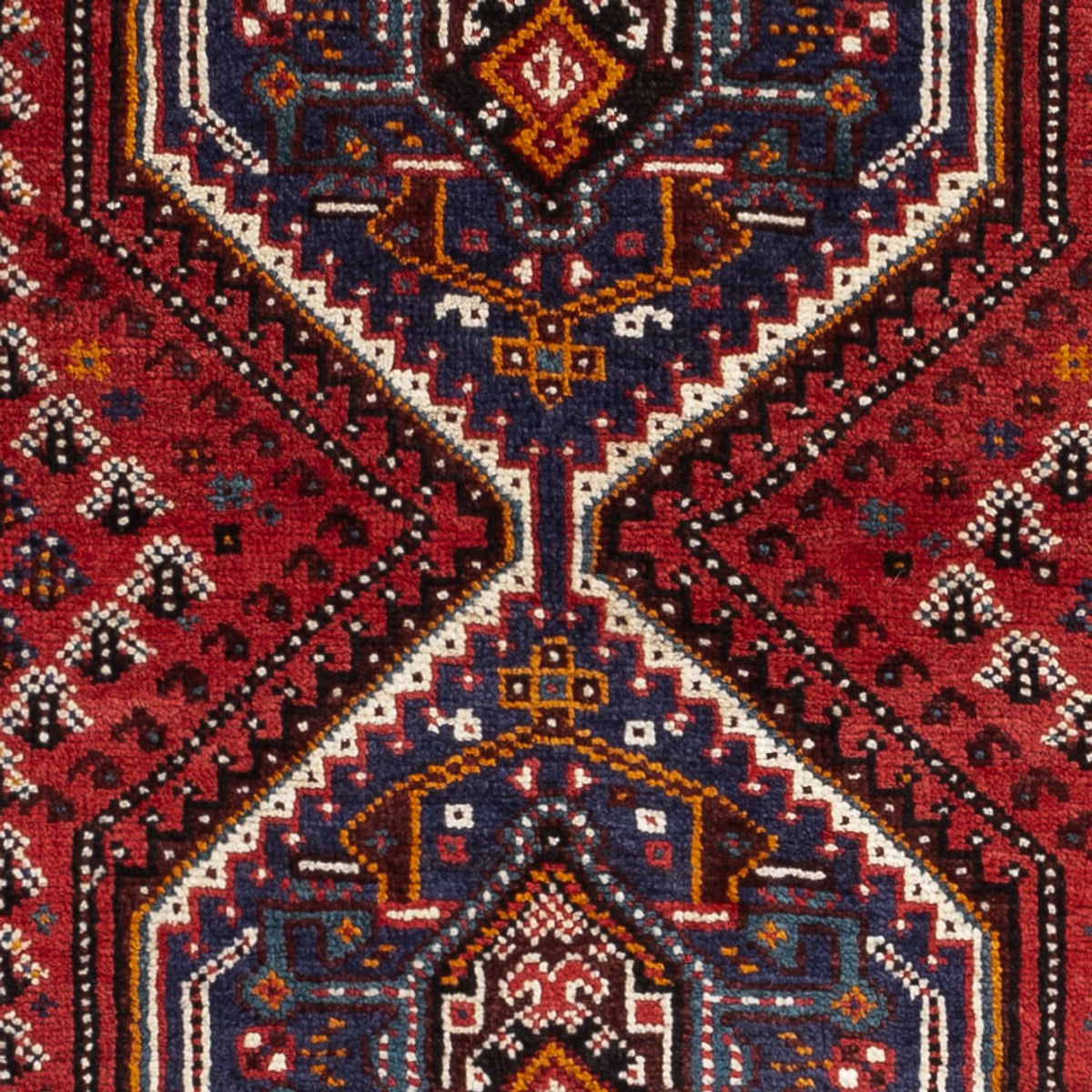 Tapis persan - Nomadic - 133 x 84 cm - rouge foncé