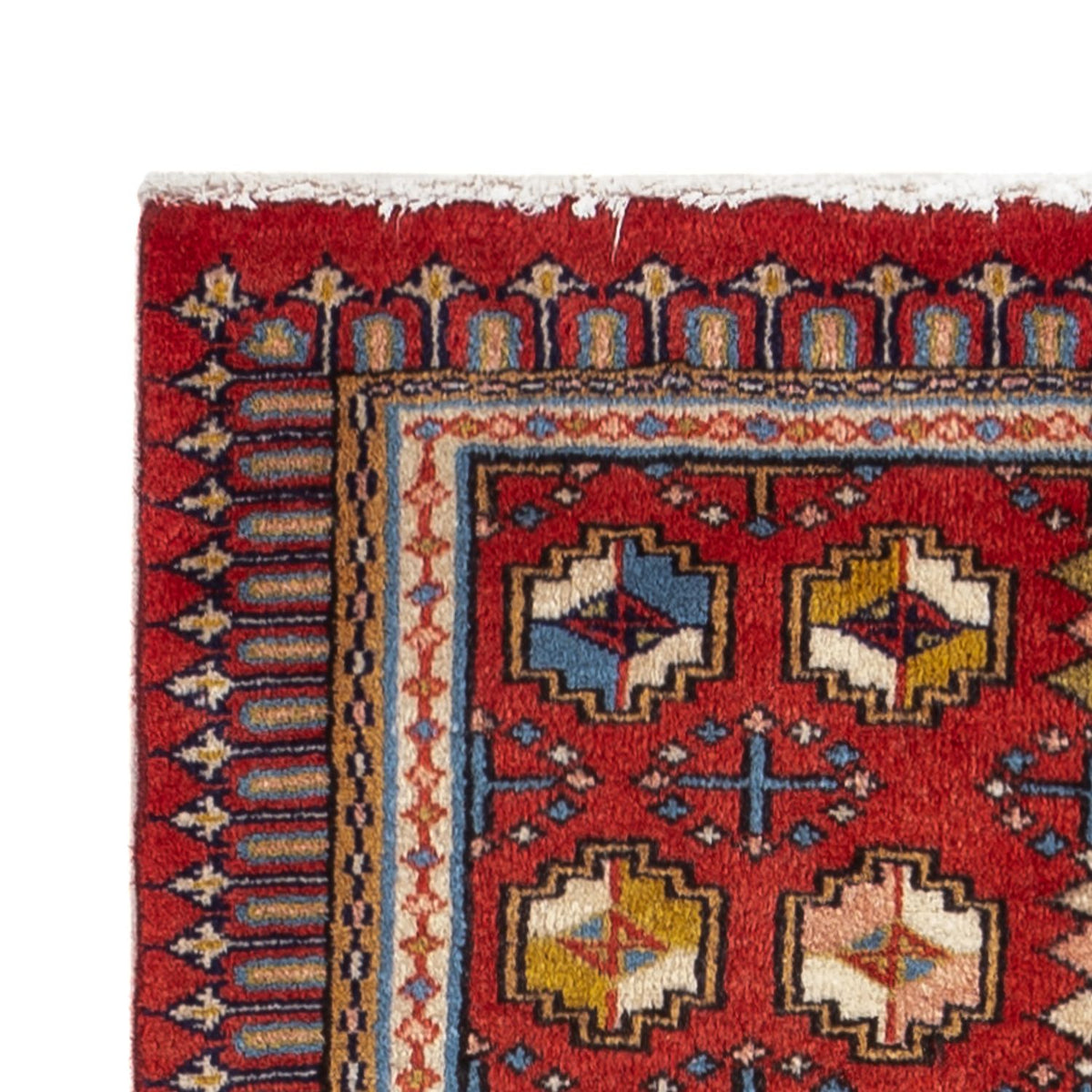 Tapis persan - Nomadic - 123 x 65 cm - rouge