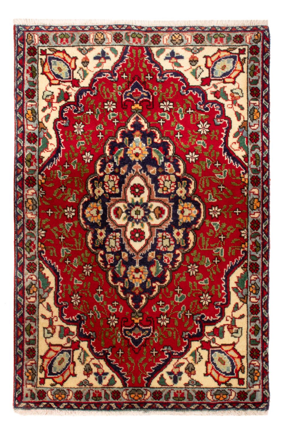 Tapis persan - Tabriz - 86 x 58 cm - rouge