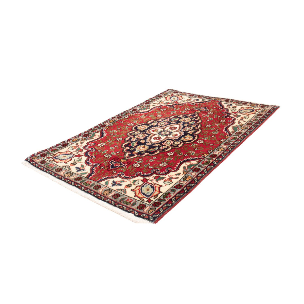 Tapis persan - Tabriz - 86 x 58 cm - rouge