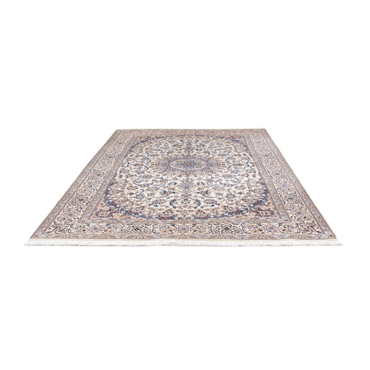 Tapis persan - Nain - 296 x 196 cm - crème