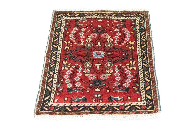 Tapis persan - Nomadic - 70 x 50 cm - rouge
