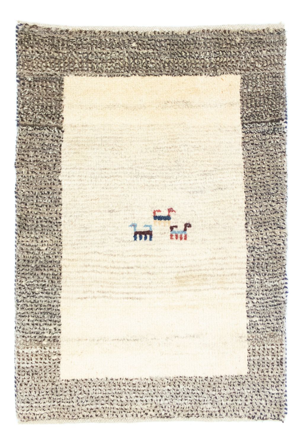 Tapis Gabbeh - Persan - 84 x 59 cm - multicolore
