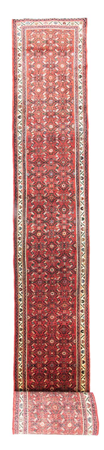 Tapis de couloir Tapis persan - Nomadic - 875 x 80 cm - rouge