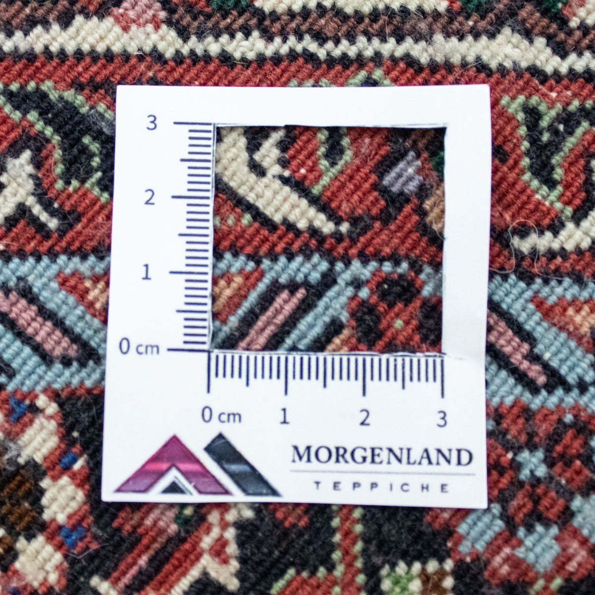Tapis persan - Bidjar ronde - 155 x 155 cm - bleu