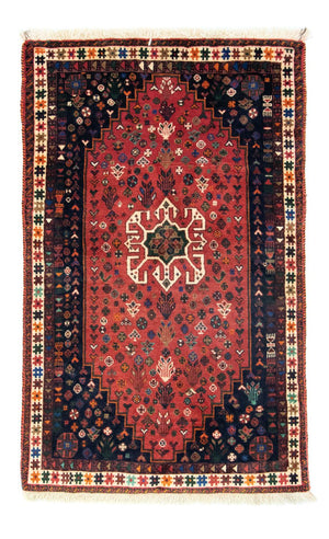 Tapis persan - Nomadic - 145 x 92 cm - rouge