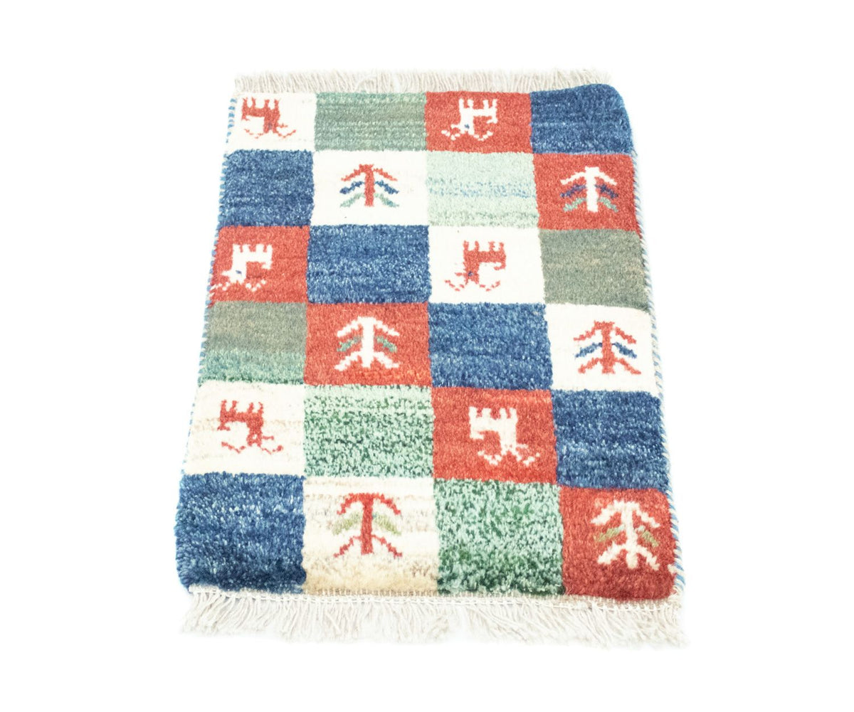 Tapis Gabbeh - Persan - 60 x 40 cm - multicolore