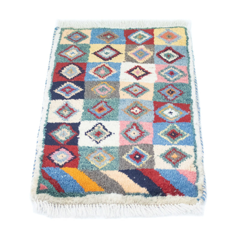 Tapis Gabbeh - Persan - 60 x 40 cm - multicolore
