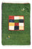 Tapis Gabbeh - Persan - 60 x 40 cm - vert