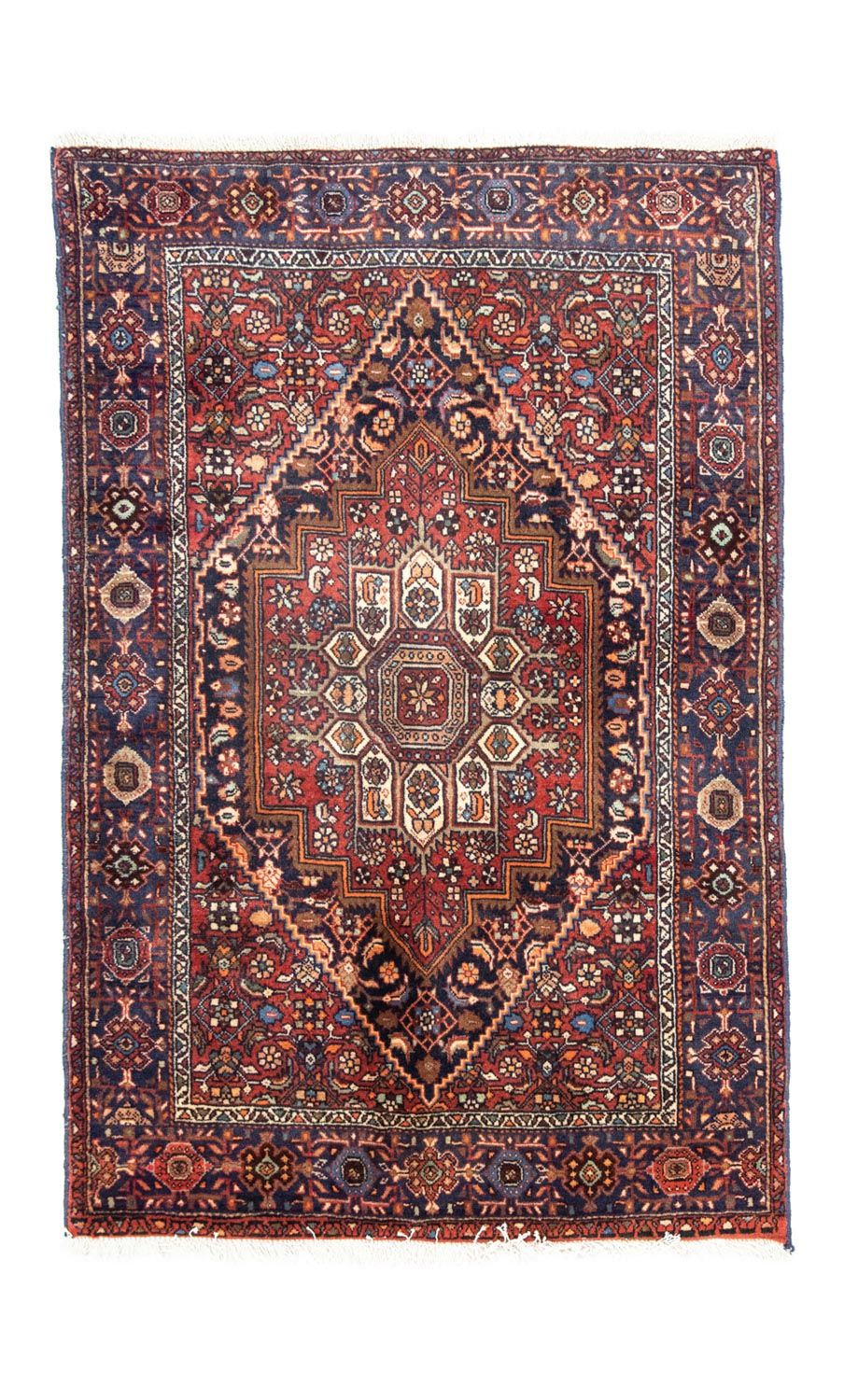 Tapis persan - Nomadic - 145 x 100 cm - bleu