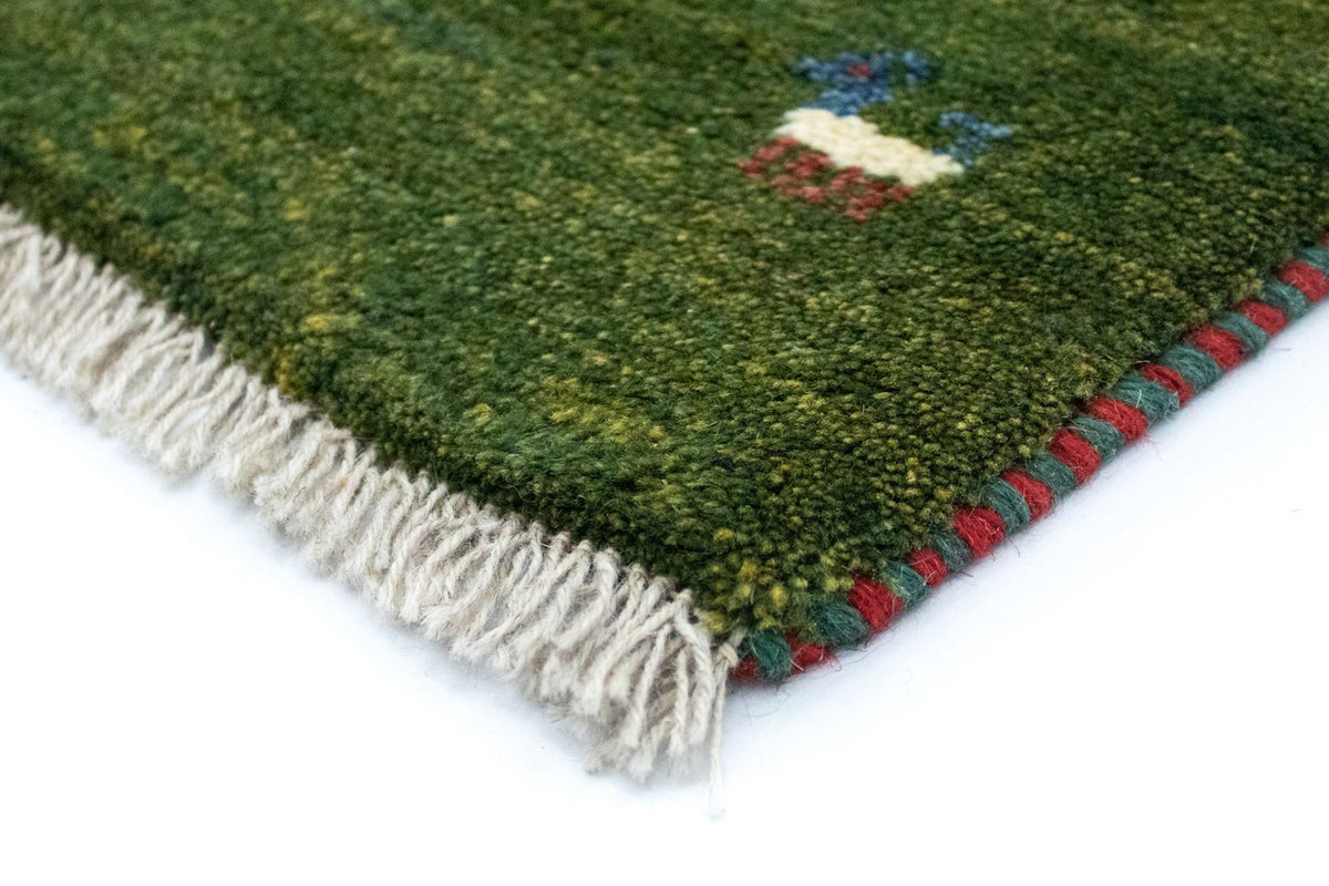 Tapis persan - Nomadic - 120 x 80 cm - vert