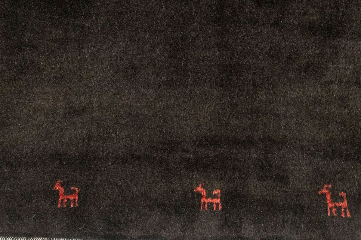 Tapis Gabbeh - Persan - 130 x 85 cm - bleu