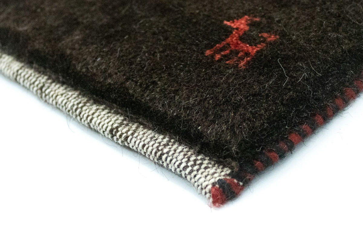 Tapis Gabbeh - Persan - 130 x 85 cm - bleu