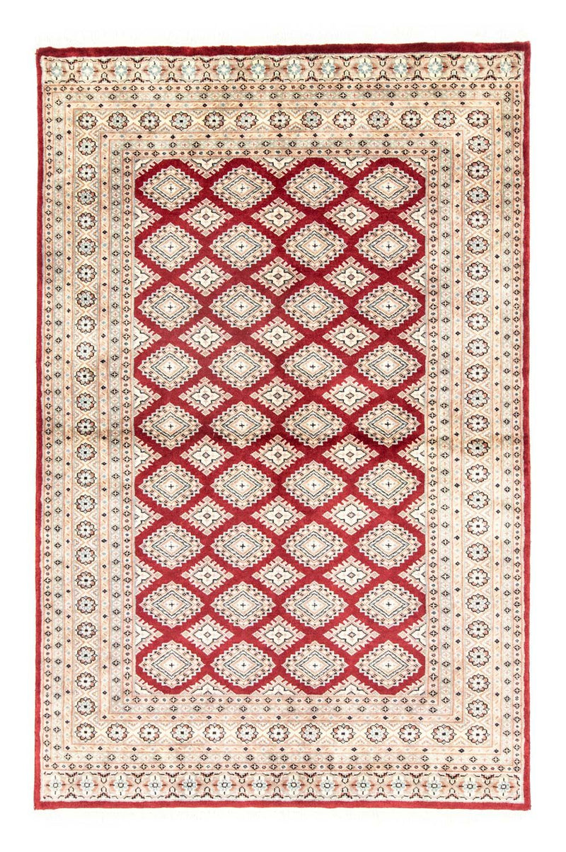 Tapis Pakistani - 198 x 136 cm - rouge