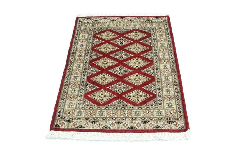 Tapis Pakistani - 93 x 63 cm - rouge