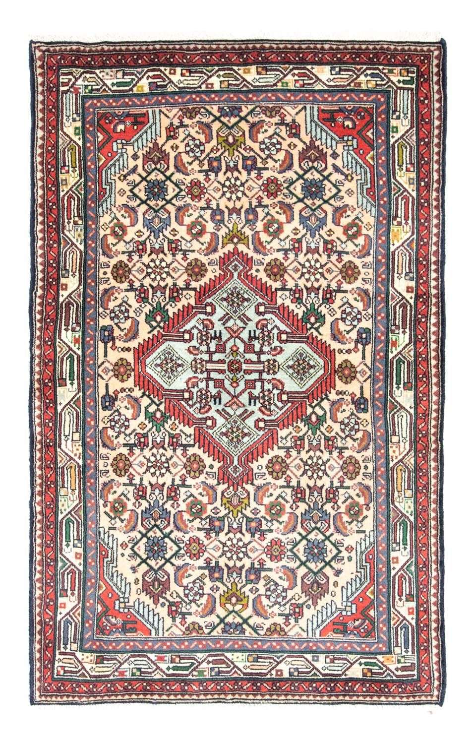 Tapis persan - Nomadic - 155 x 99 cm - bleu