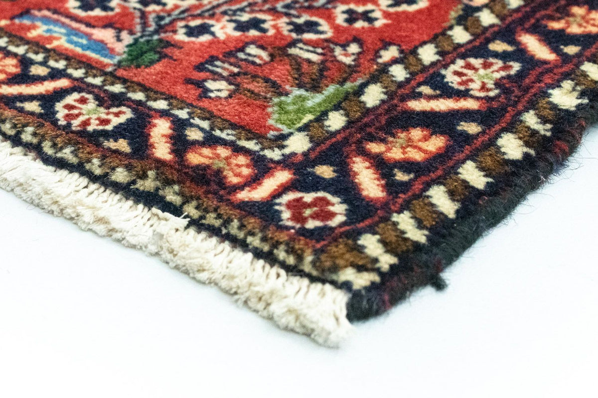 Tapis persan - Nomadic - 60 x 50 cm - rouge