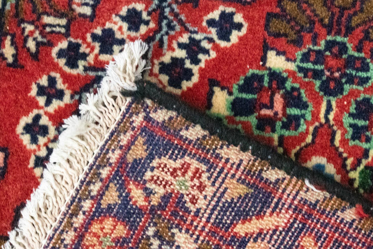 Tapis persan - Nomadic - 60 x 50 cm - rouge