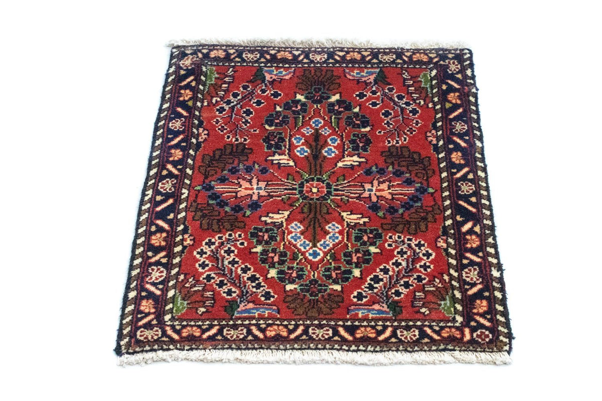 Tapis persan - Nomadic - 60 x 50 cm - rouge