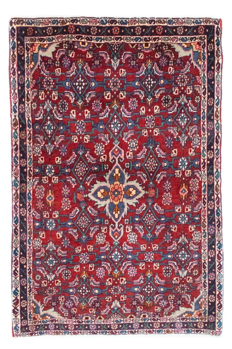 Tapis persan - Bidjar - 115 x 78 cm - rouge