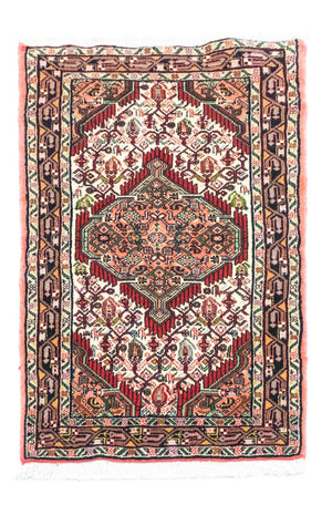 Tapis persan - Nomadic - 138 x 80 cm - beige