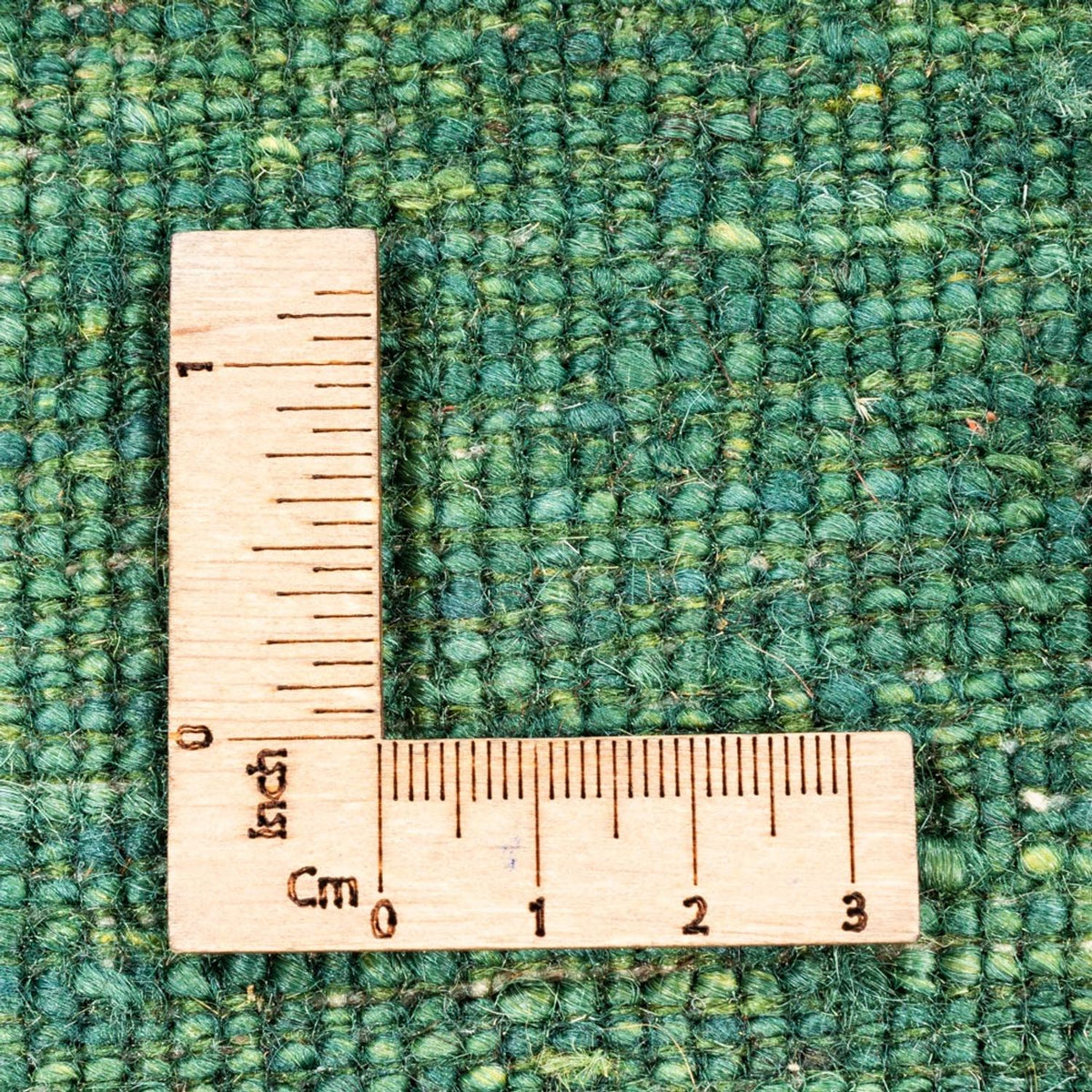 Tapis Gabbeh - Loribaft Persan - 126 x 83 cm - vert