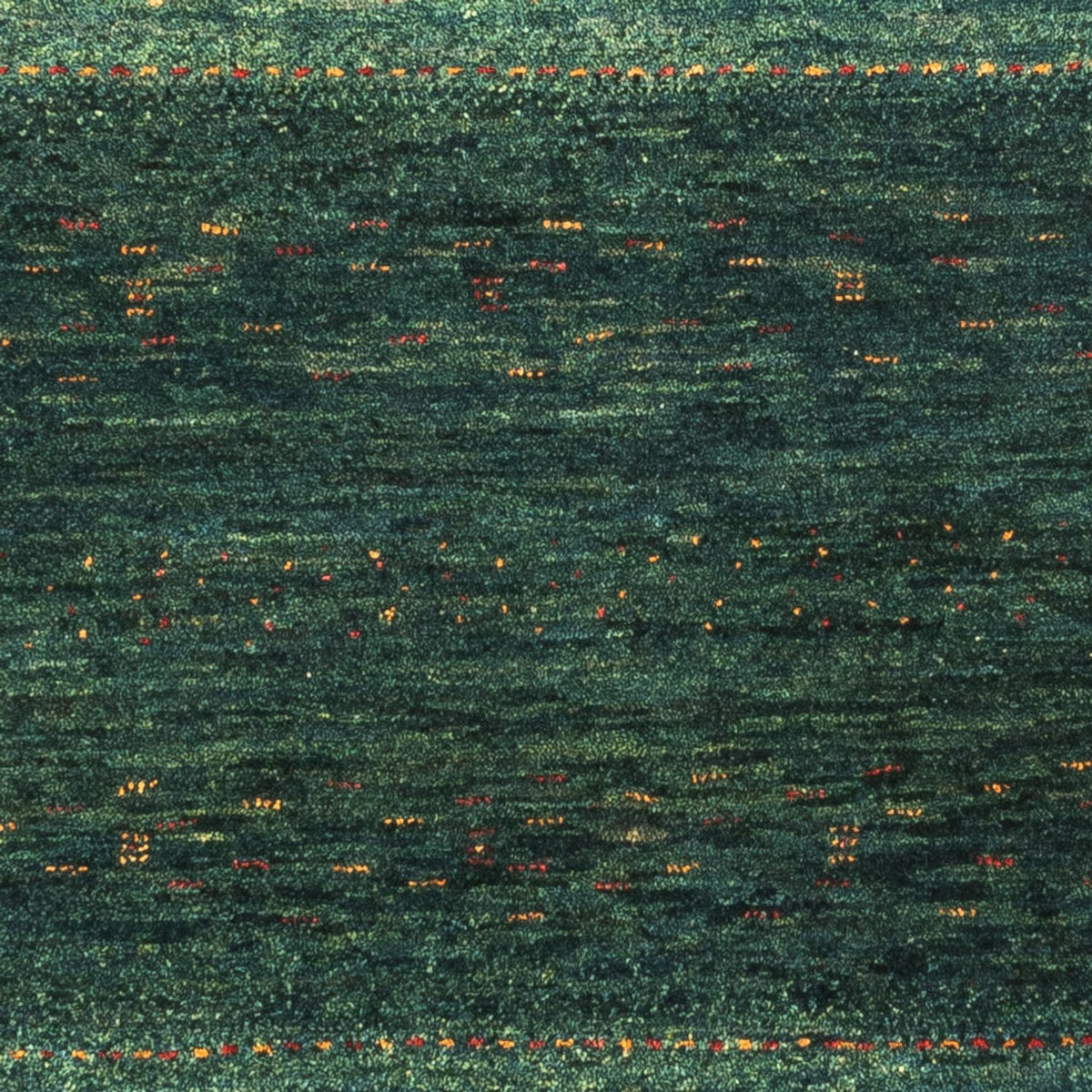 Tapis Gabbeh - Loribaft Persan - 129 x 84 cm - vert