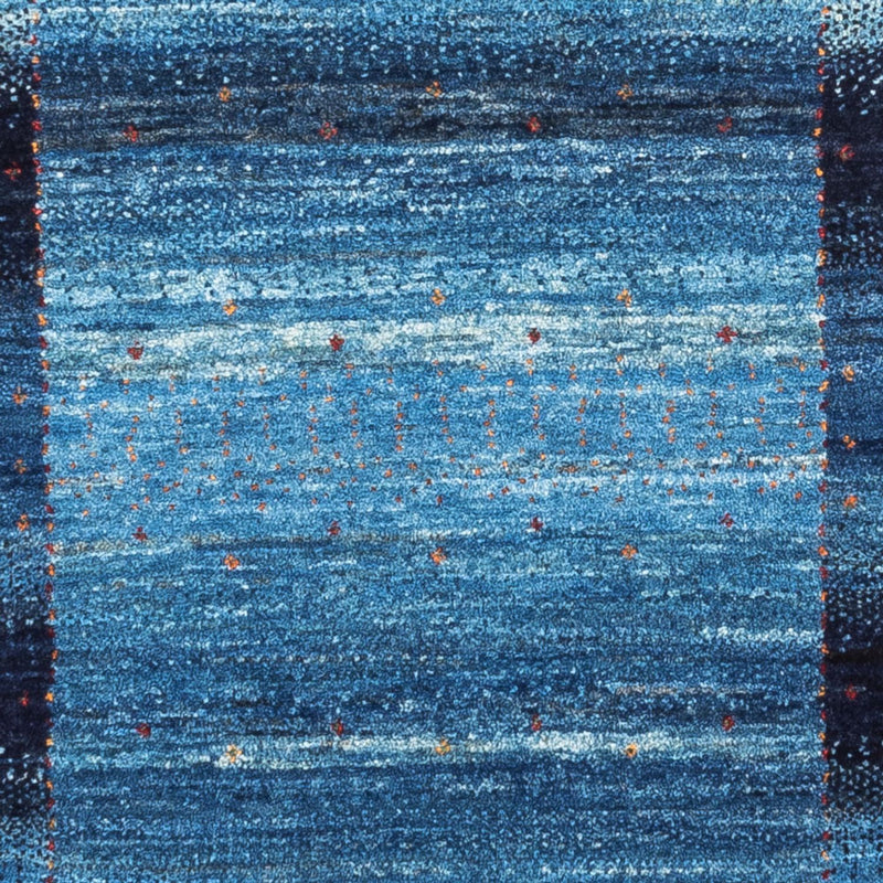 Tapis Gabbeh - Loribaft Persan - 129 x 84 cm - bleu