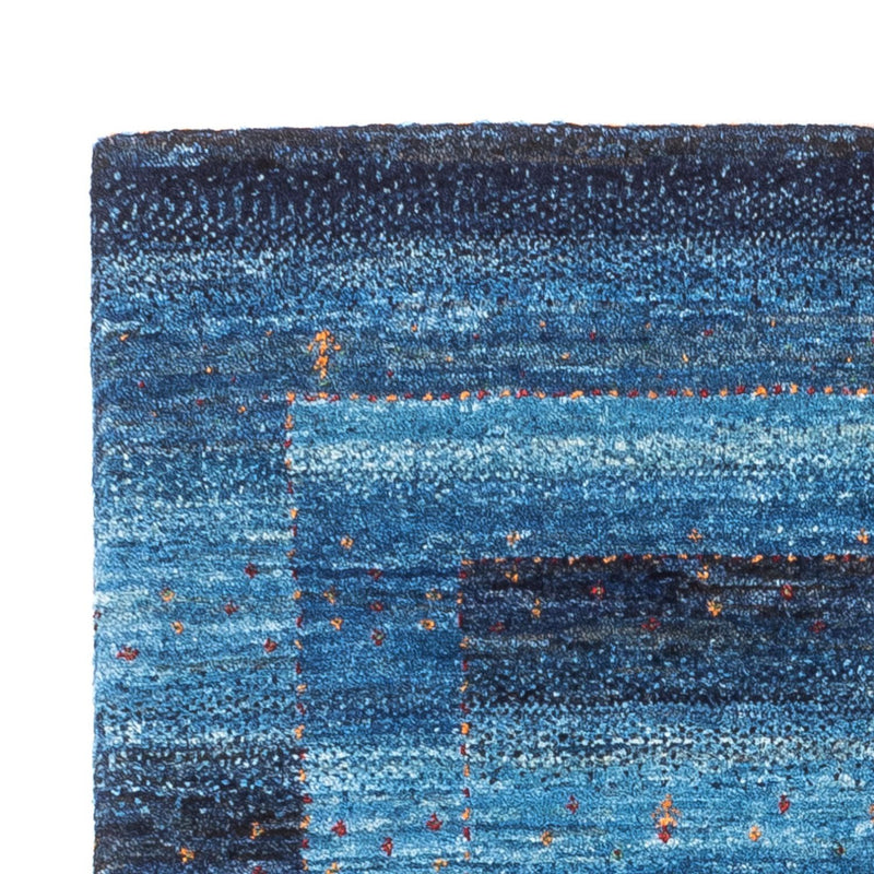 Tapis Gabbeh - Loribaft Persan - 129 x 84 cm - bleu