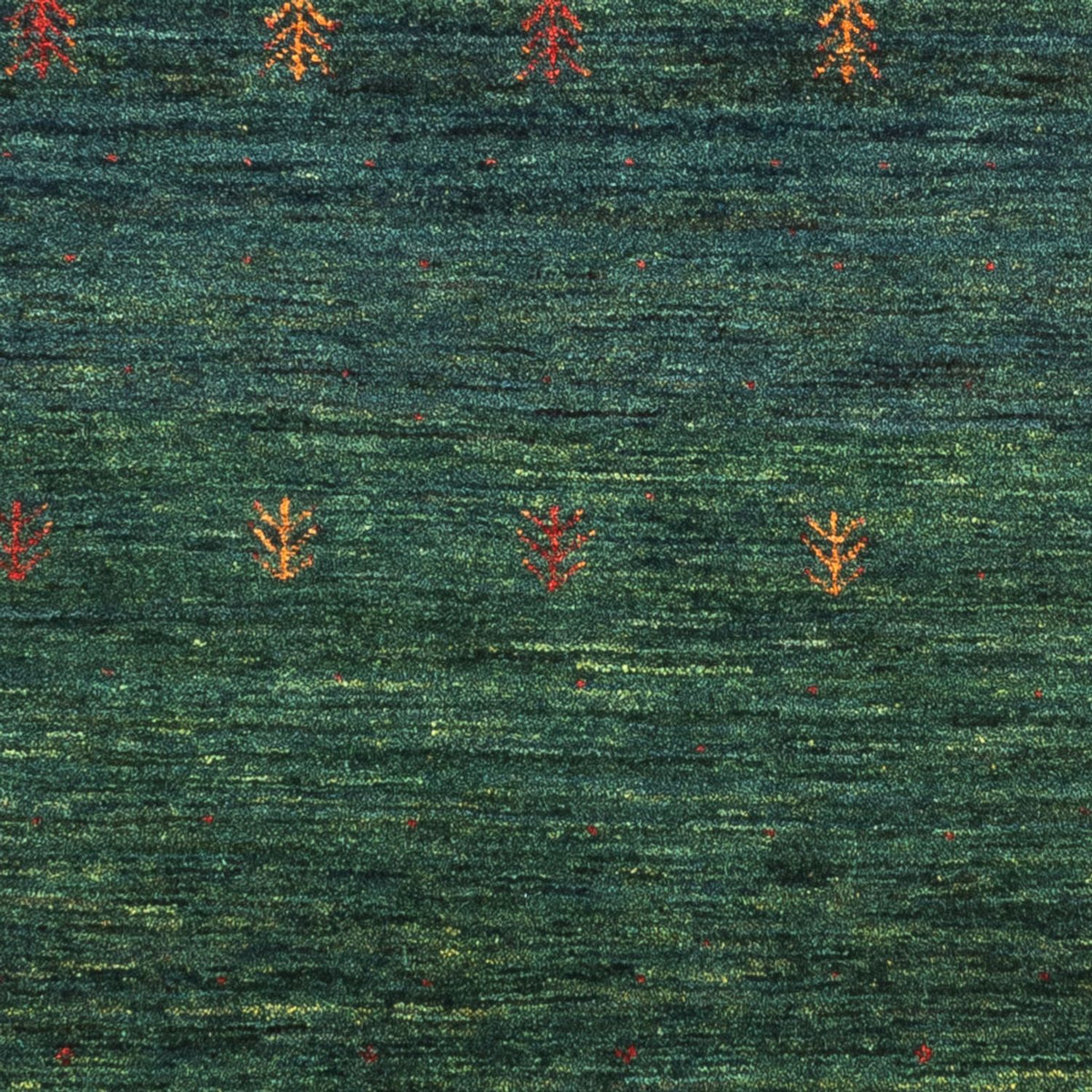 Tapis Gabbeh - Loribaft Persan - 136 x 87 cm - vert