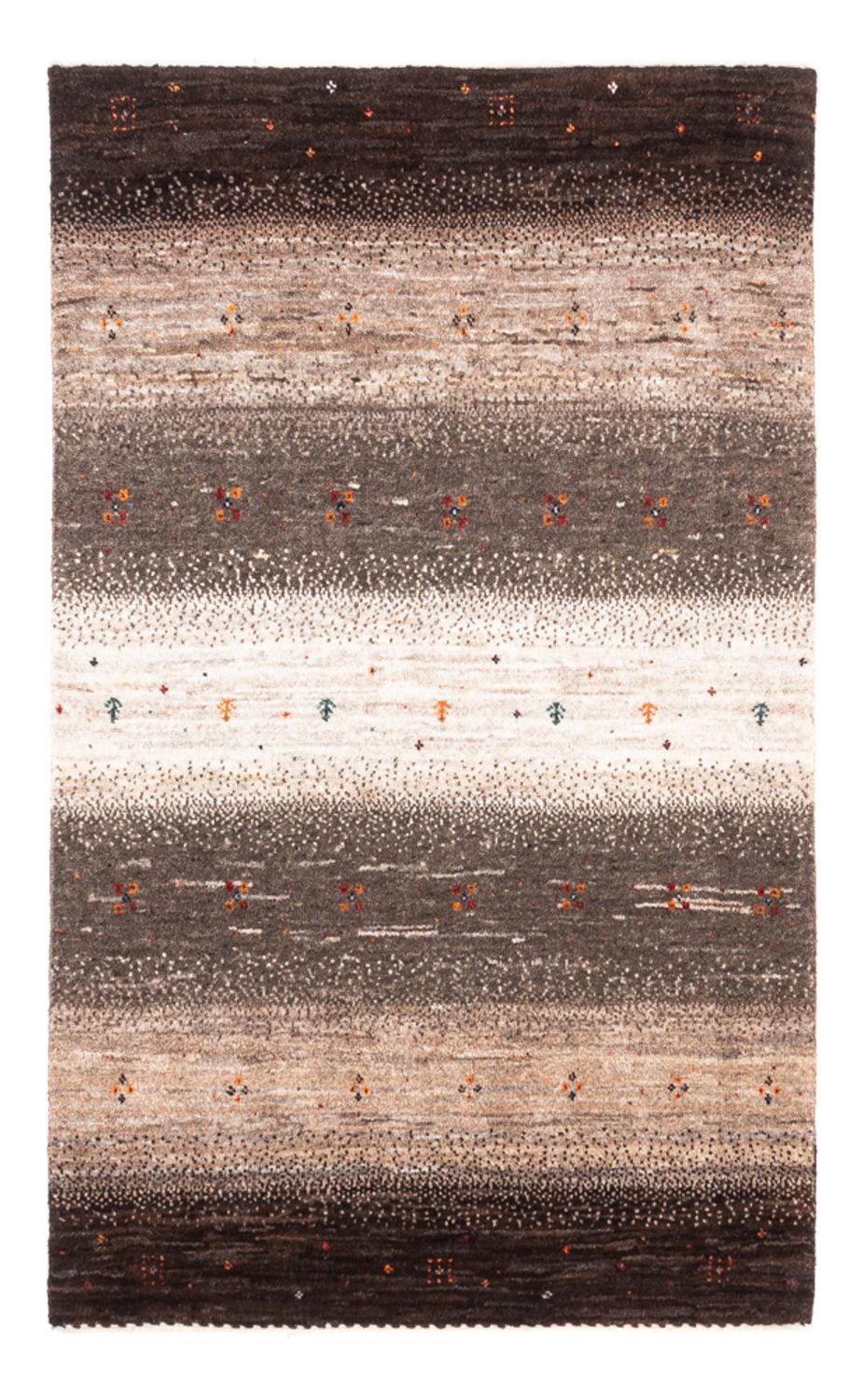 Tapis Gabbeh - Loribaft Persan - 127 x 82 cm - gris