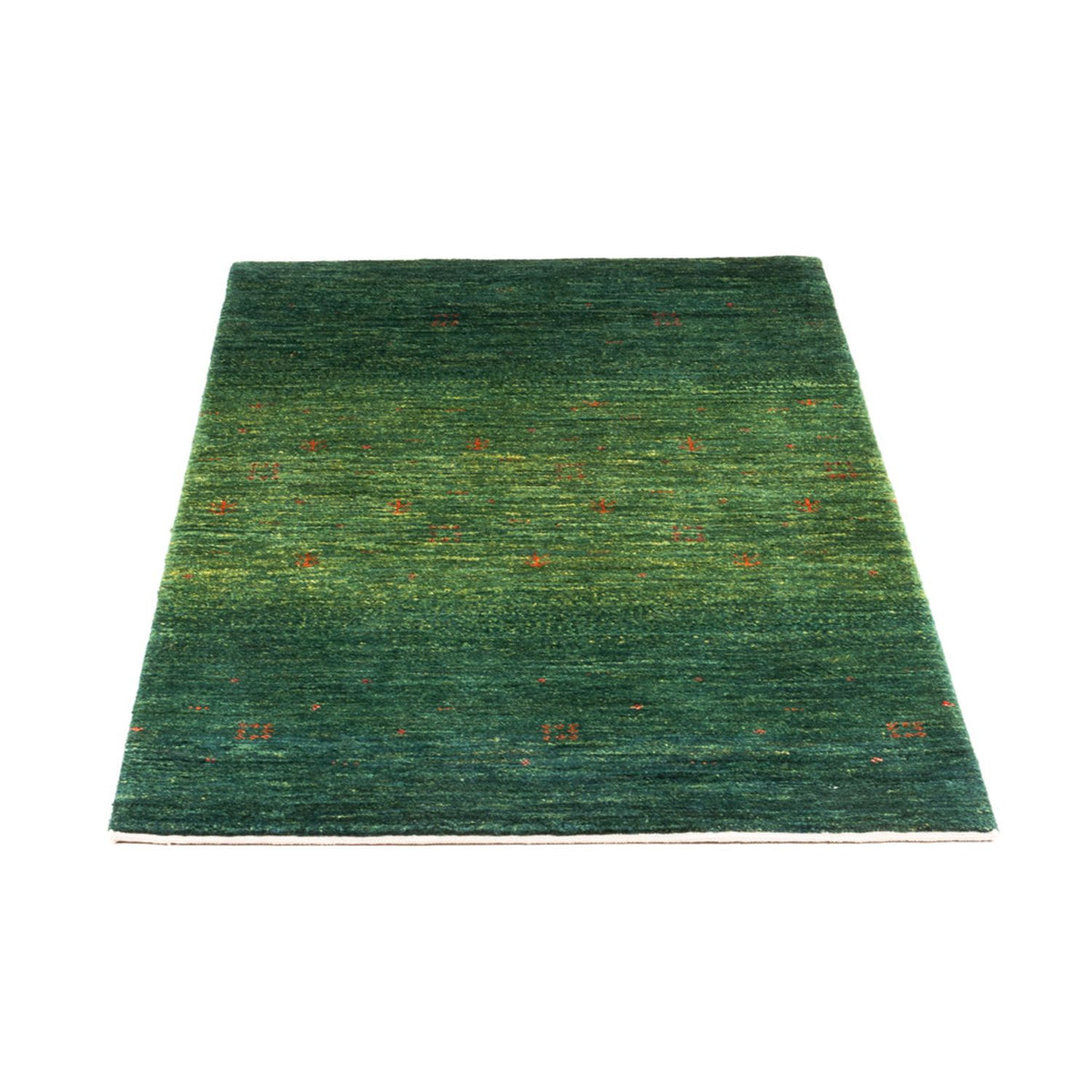 Tapis Gabbeh - Loribaft Persan - 120 x 76 cm - vert