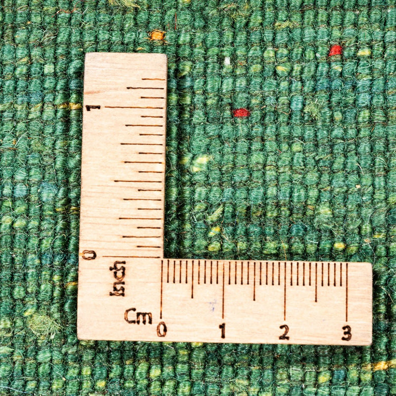 Tapis Gabbeh - Loribaft Persan - 123 x 79 cm - vert