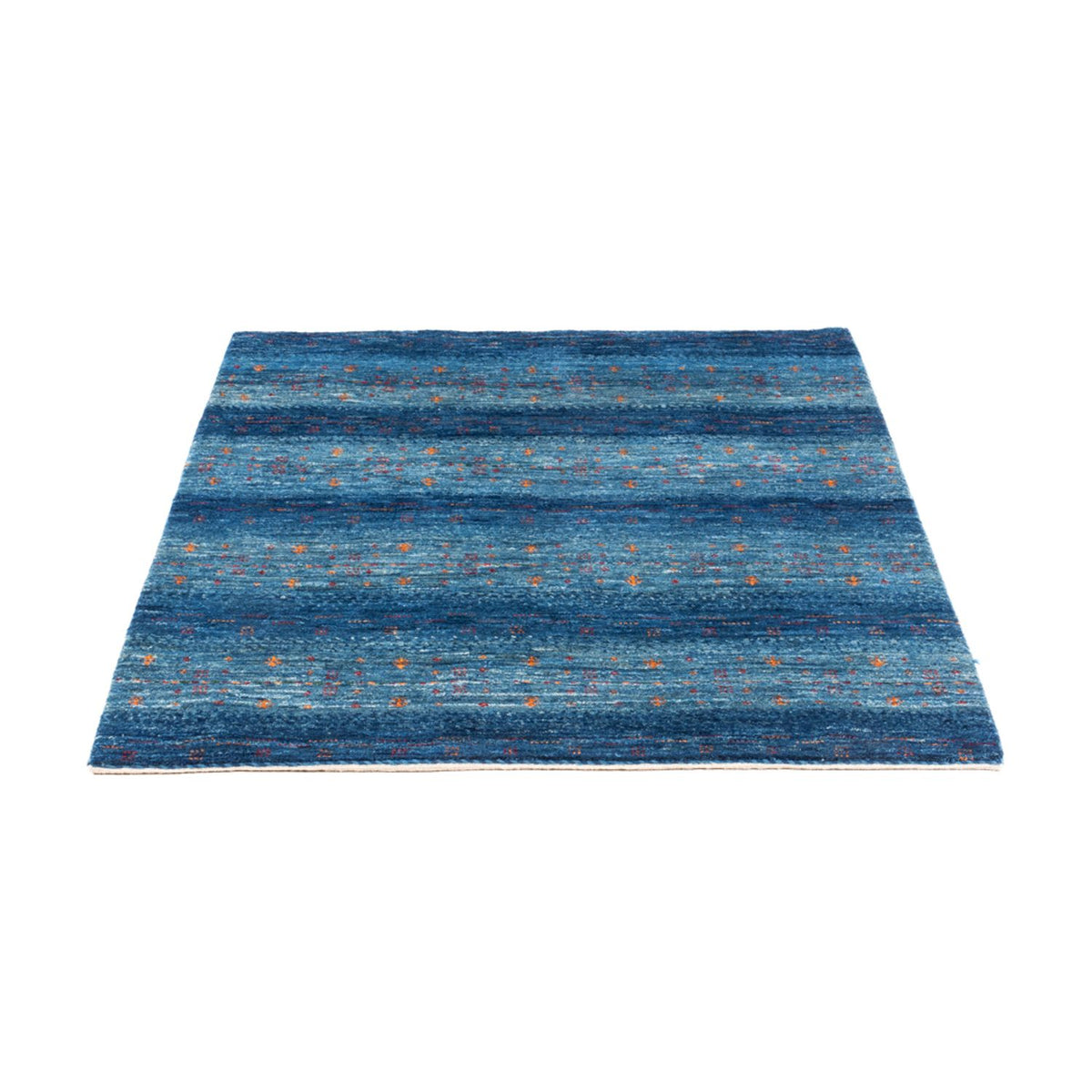 Tapis Gabbeh - Loribaft Persan - 112 x 100 cm - bleu