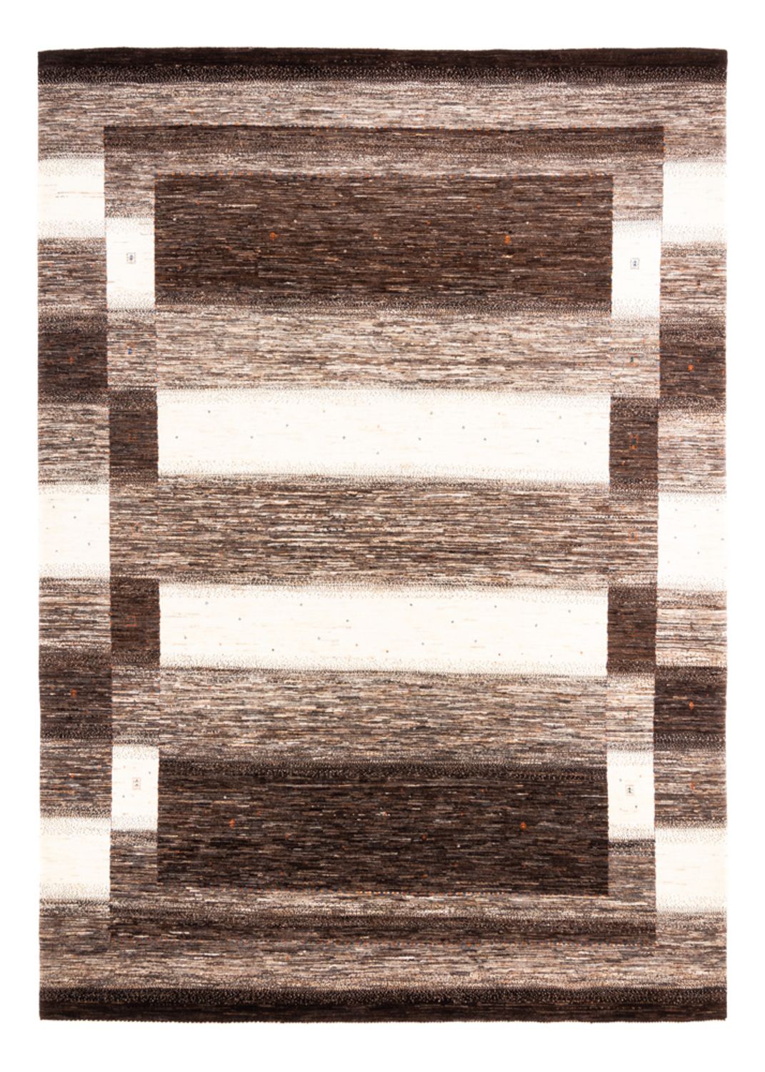Tapis Gabbeh - Loribaft Persan - 304 x 226 cm - marron