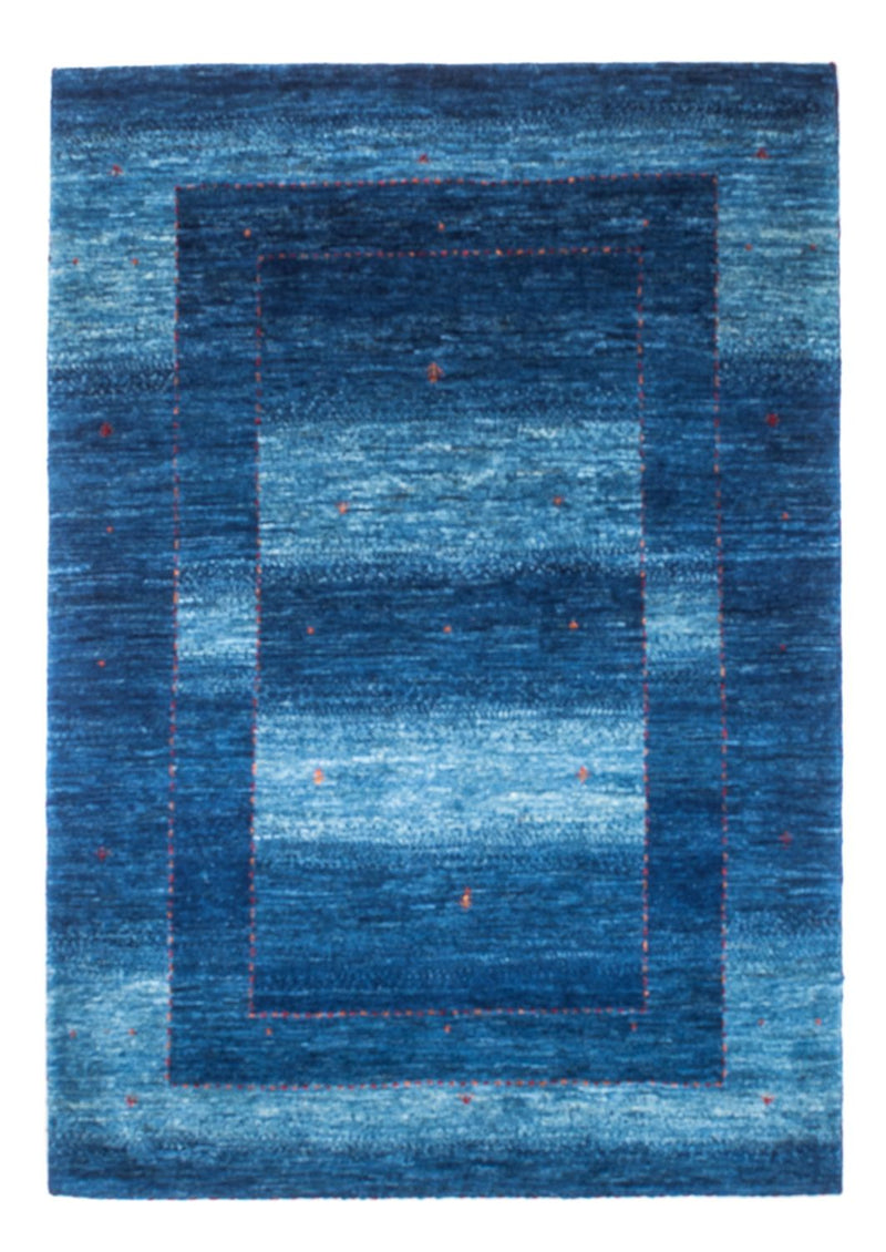 Tapis Gabbeh - Loribaft Persan - 145 x 101 cm - bleu