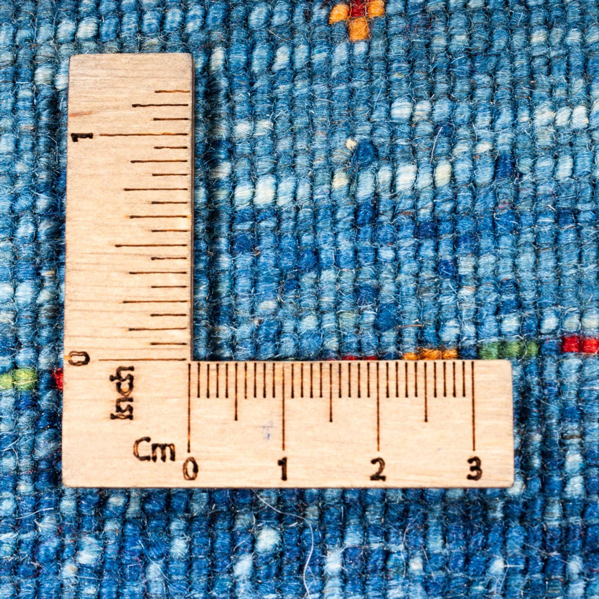 Tapis Gabbeh - Loribaft Persan - 135 x 82 cm - bleu