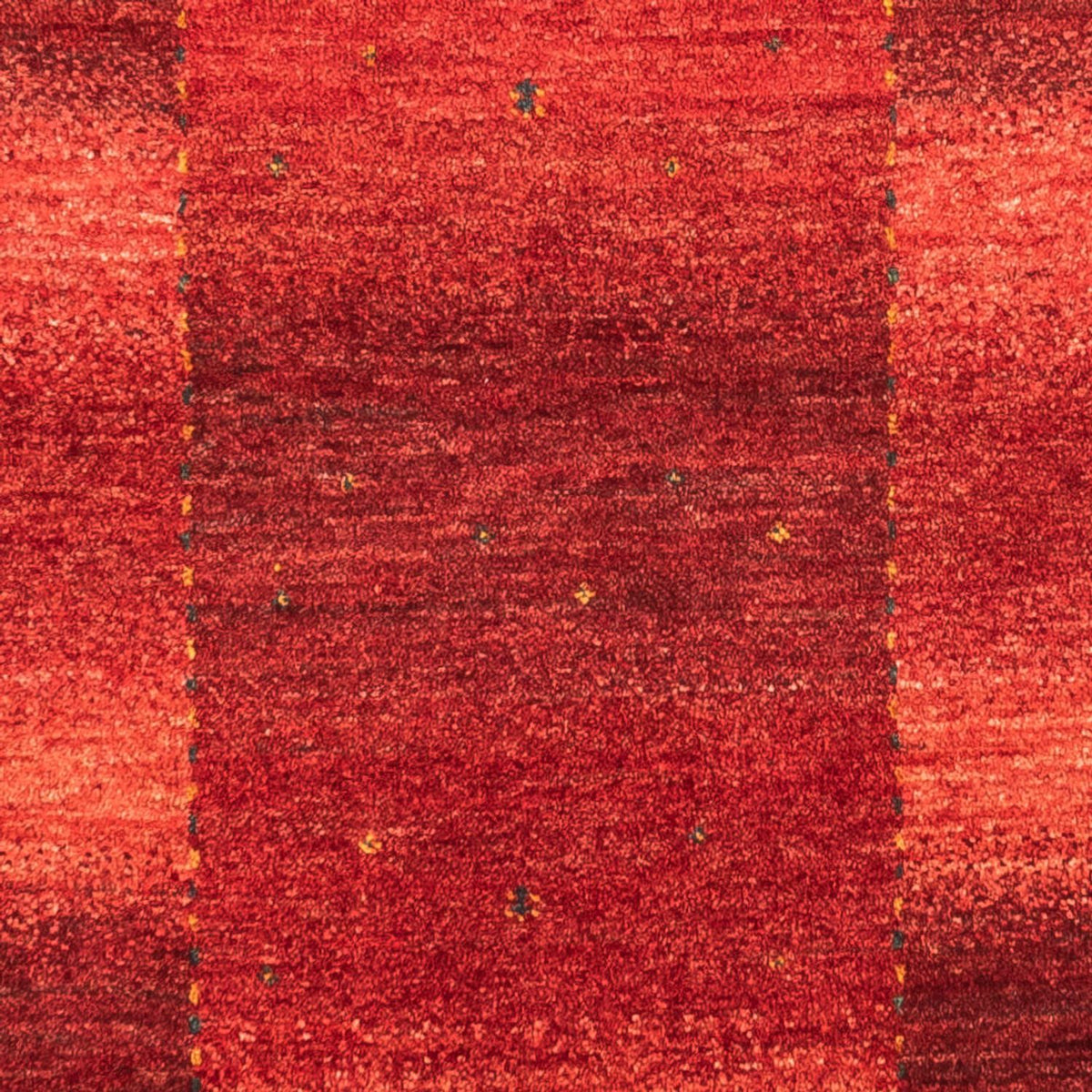 Tapis Gabbeh - Loribaft Persan - 122 x 80 cm - rouge