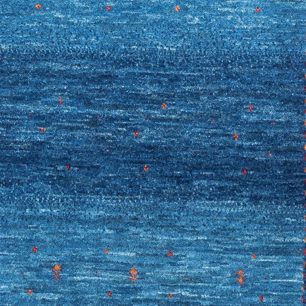 Tapis Gabbeh - Loribaft Persan - 135 x 93 cm - bleu