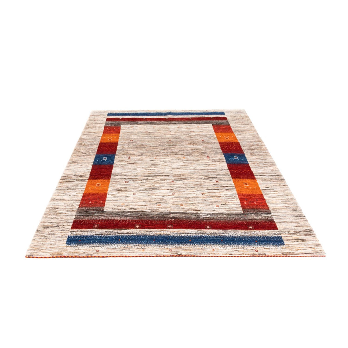 Tapis Gabbeh - Loribaft Persan - 237 x 165 cm - multicolore