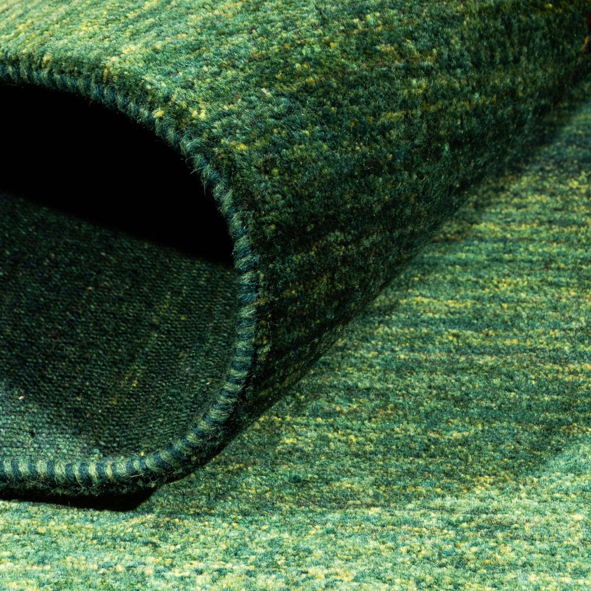 Tapis Gabbeh - Loribaft Persan - 181 x 118 cm - vert