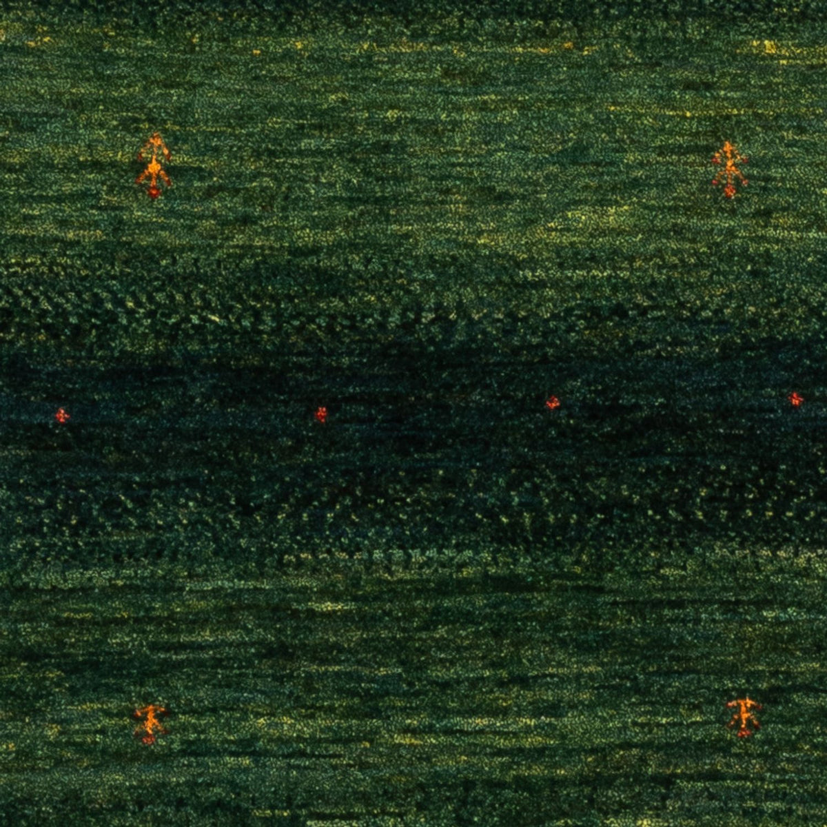 Tapis Gabbeh - Loribaft Persan - 178 x 113 cm - vert