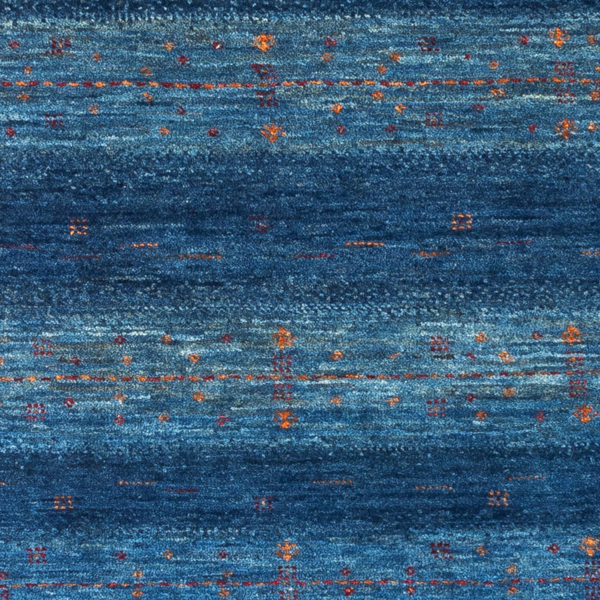 Tapis Gabbeh - Loribaft Persan - 120 x 85 cm - bleu