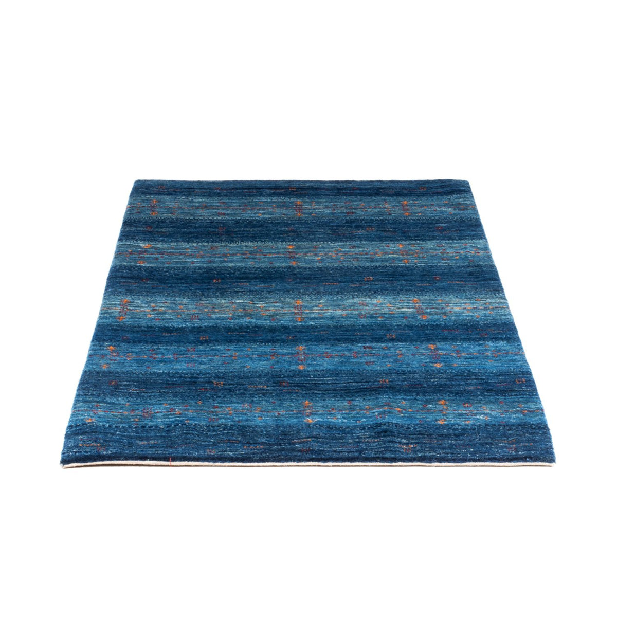 Tapis Gabbeh - Loribaft Persan - 120 x 85 cm - bleu