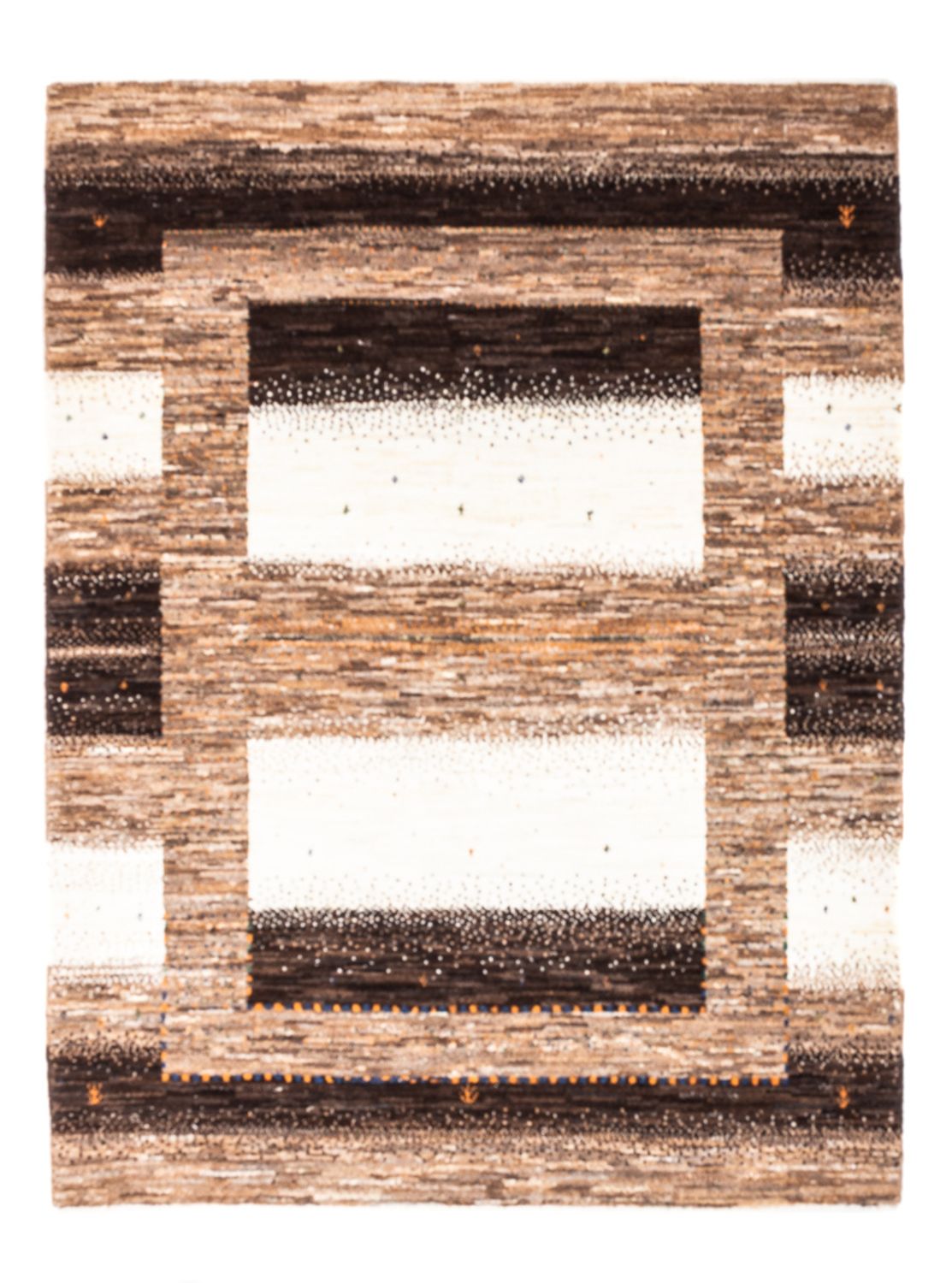 Tapis Gabbeh - Loribaft Persan - 146 x 108 cm - naturel